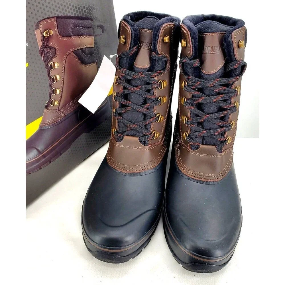 Khombu 8 Duck Boot Men Outdoor Waterproof Work Utility Winter Mid-calf Snow Shoe